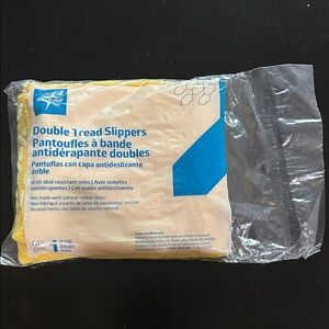 XXL Medline Yellow Double Tread Socks